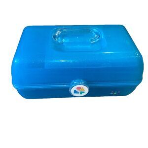 Caboodles On-The-Go-Girl Makeup Case - Blue  Glitter